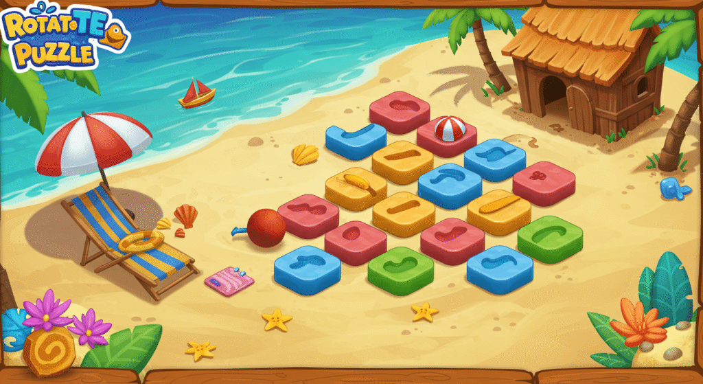 Rotate Puzzle – Summer Beach